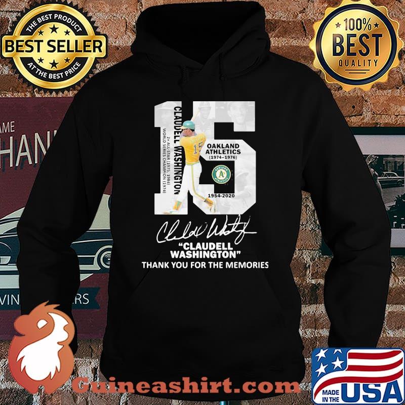 15 Claudell washington thank you for the memories signature s Hoodie