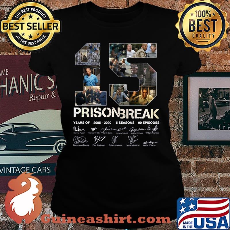 15 years of 2005-2020 5 season prison break signature s Laides