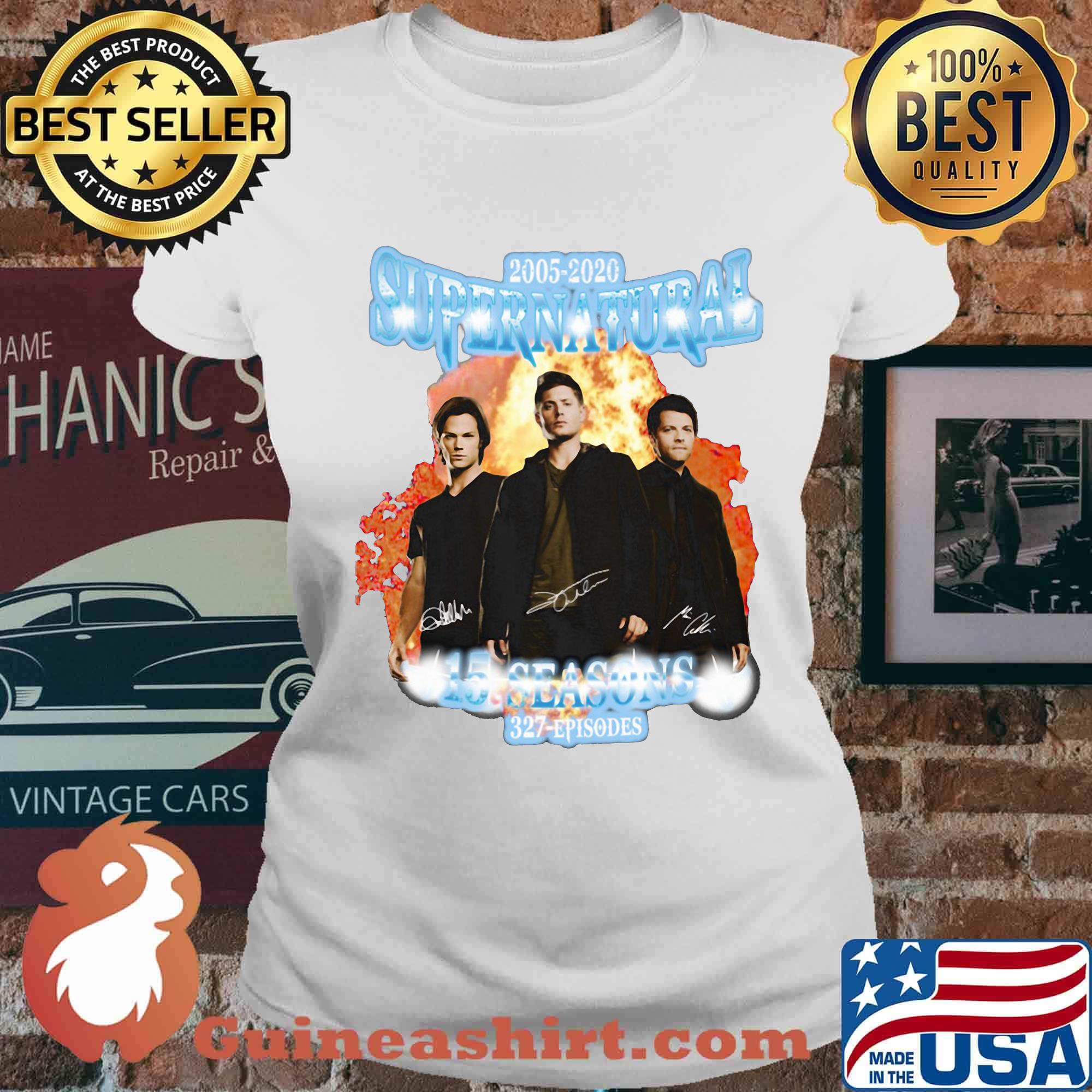 2005 2020 supernatural 15 seasons 327 episodes s Ladies tee