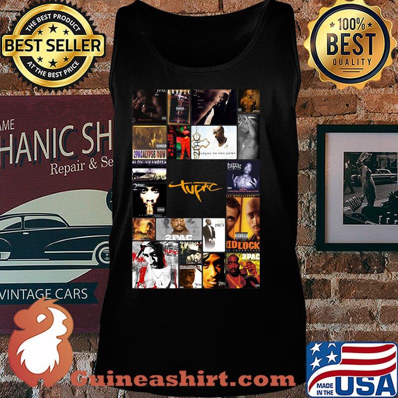 2pac tupac shakur rapper albums posters s Tank top