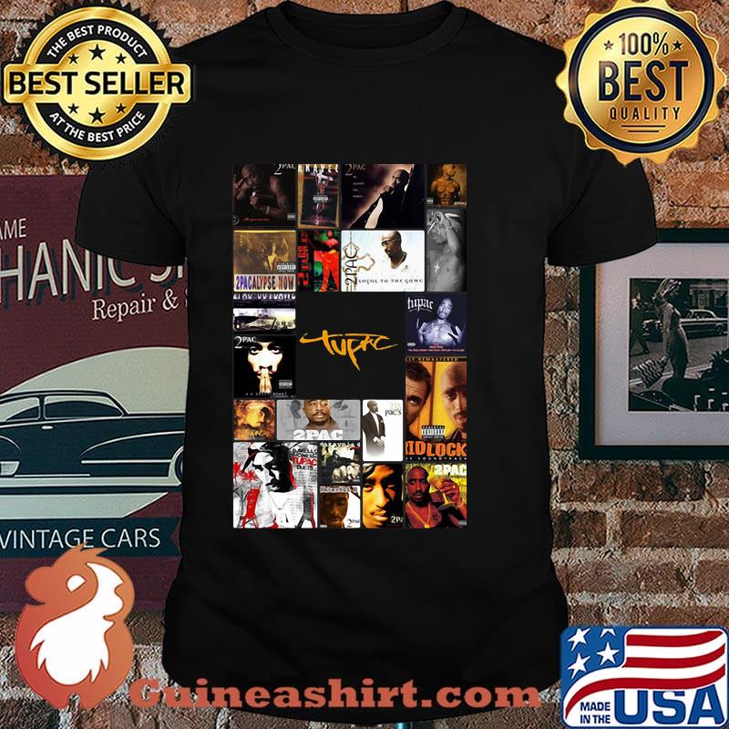 2pac tupac shakur rapper albums posters shirt