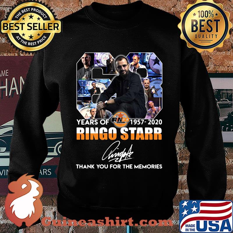 63 years of 1957 2020 ringo starr thank you for the memories signature s Sweater