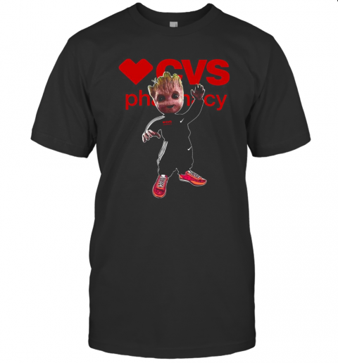 Baby Groot Cvs Pharmacy Logo T-Shirt Classic Mens T-shirt