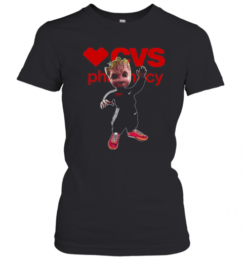 Baby Groot Cvs Pharmacy Logo T-Shirt Classic Mens T-shirt - Image 3