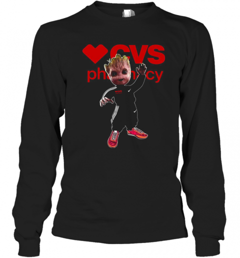 Baby Groot Cvs Pharmacy Logo T-Shirt Classic Mens T-shirt - Image 4