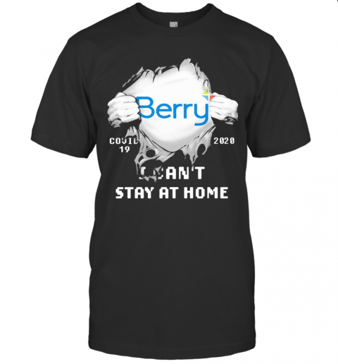 Berry I CanT Stay At Home Covid 19 2020 Superman T-Shirt Classic Mens T-shirt