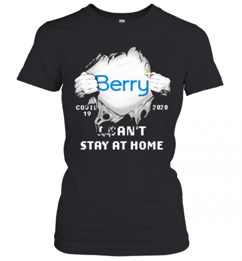 Berry I CanT Stay At Home Covid 19 2020 Superman T-Shirt Classic Mens T-shirt - Image 3