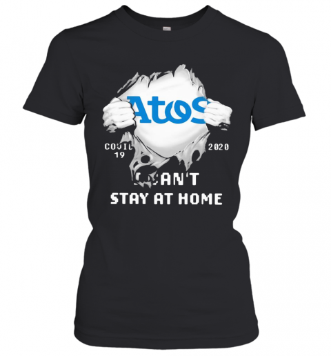 Blood Inside Me Atos Syntel Covid 19 2020 I CanT Stay At Home T-Shirt Classic Mens T-shirt - Image 3
