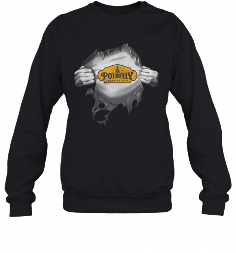 Blood Insides Potbelly Sanwich Shop T-Shirt Classic Mens T-shirt - Image 5