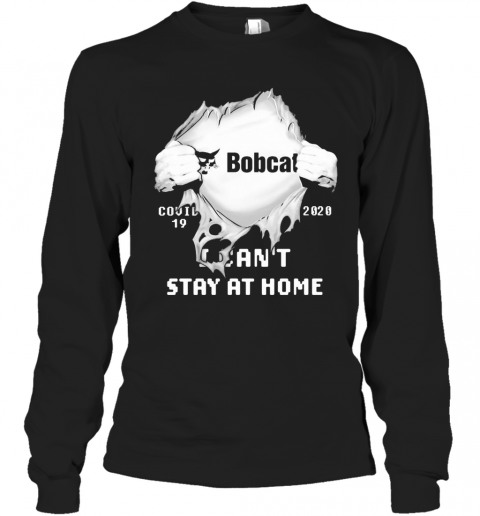 Bobcat I CanT Stay At Home Covid 19 2020 Superman T-Shirt Classic Mens T-shirt - Image 4