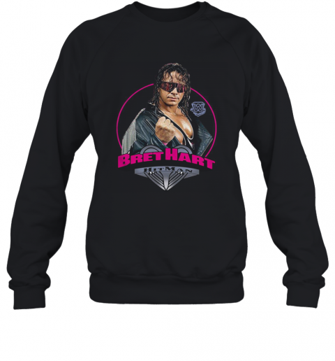 Bret Hart Hitman T-Shirt Classic Mens T-shirt - Image 5