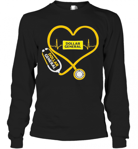 Dollar General Nurse Stethoscope Love Heartbeat T-Shirt Classic Mens T-shirt - Image 4