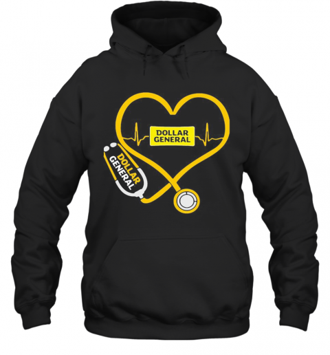Dollar General Nurse Stethoscope Love Heartbeat T-Shirt Classic Mens T-shirt - Image 6