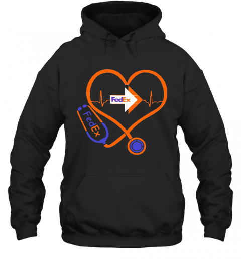 Fed Ex Nurse Stethoscope Love Heartbeat T-Shirt Classic Mens T-shirt - Image 6