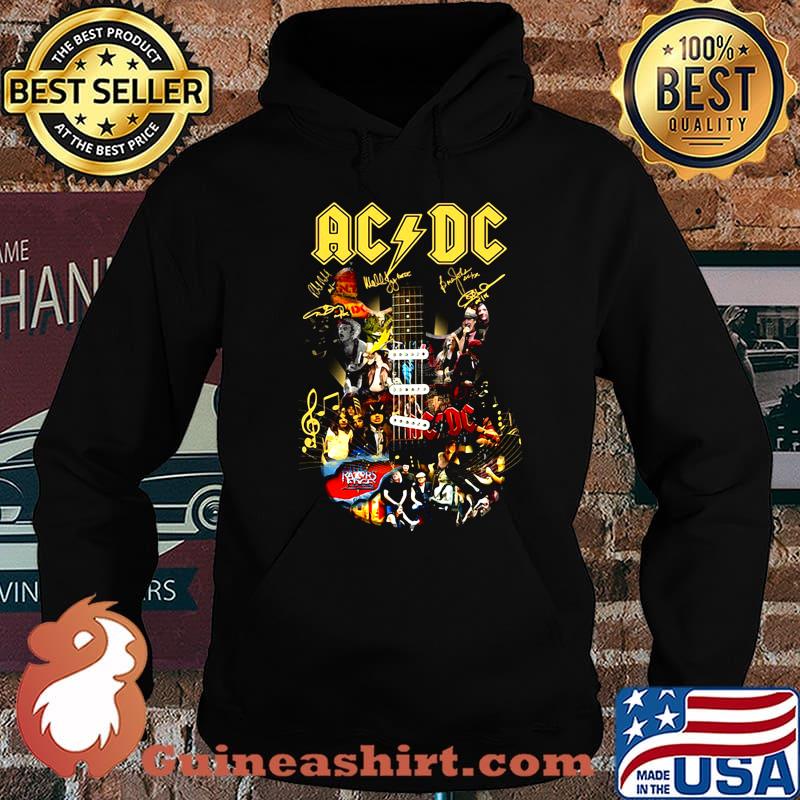 AC DC Picture Guitar signature s Hoodie