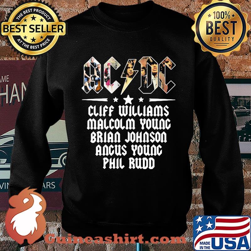 Acdc band cliff williams malcolm young brian johnson angus young phil rudd s Sweater