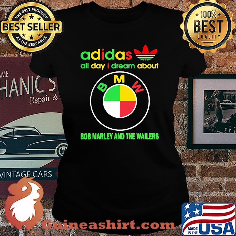 Adidas all day i dream about bob marley and the wailers s Laides tee