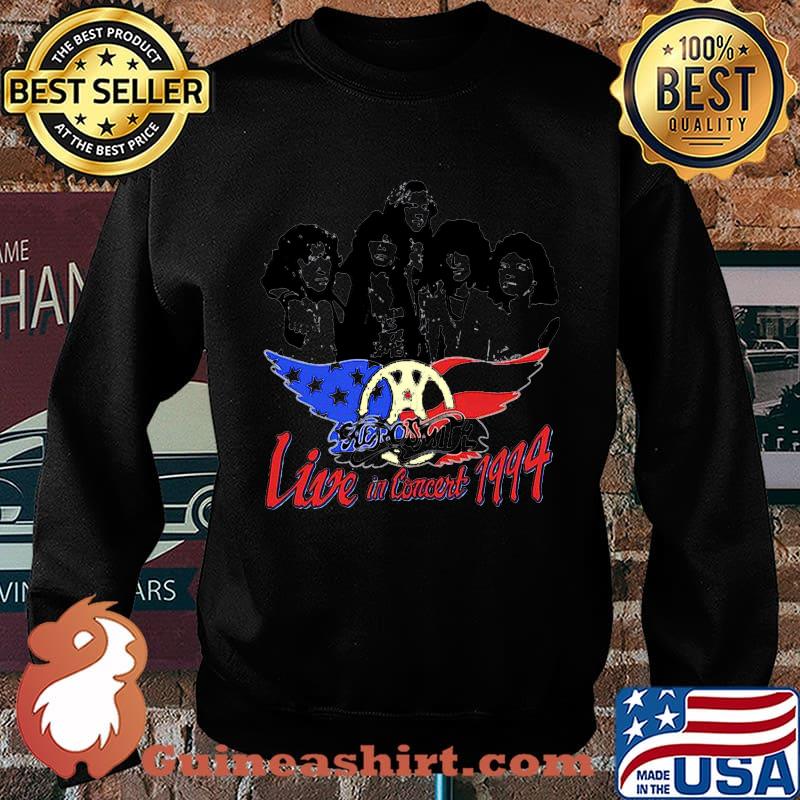 Aerosmith live in concert 1994 american flag independence day s Sweater