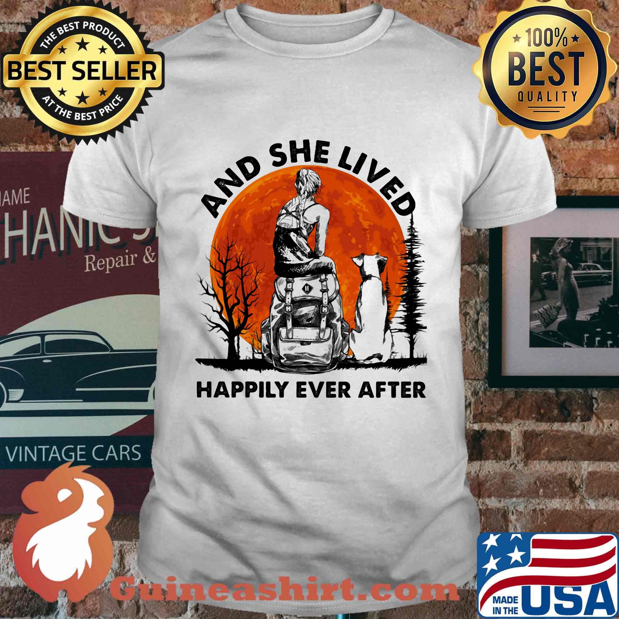 And she lived happily ever after moon blood shirt