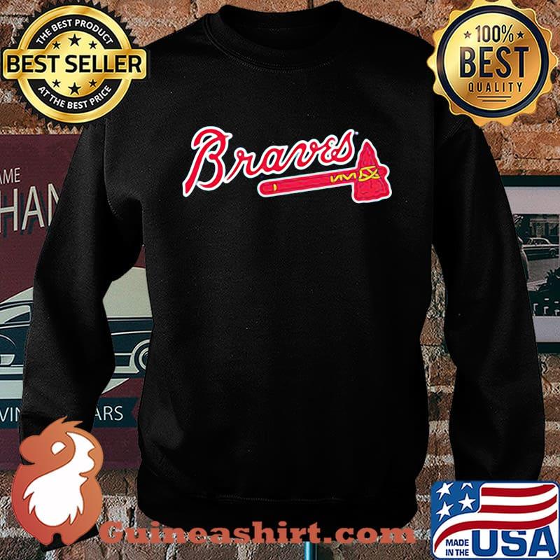 Atlanta braves logo black s Sweater