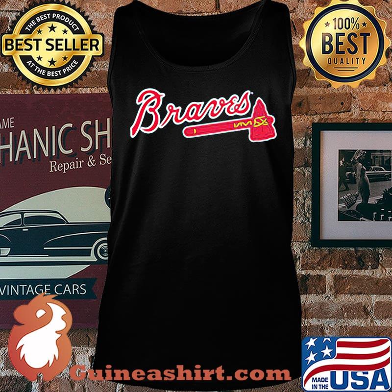 Atlanta braves logo black s Tank top