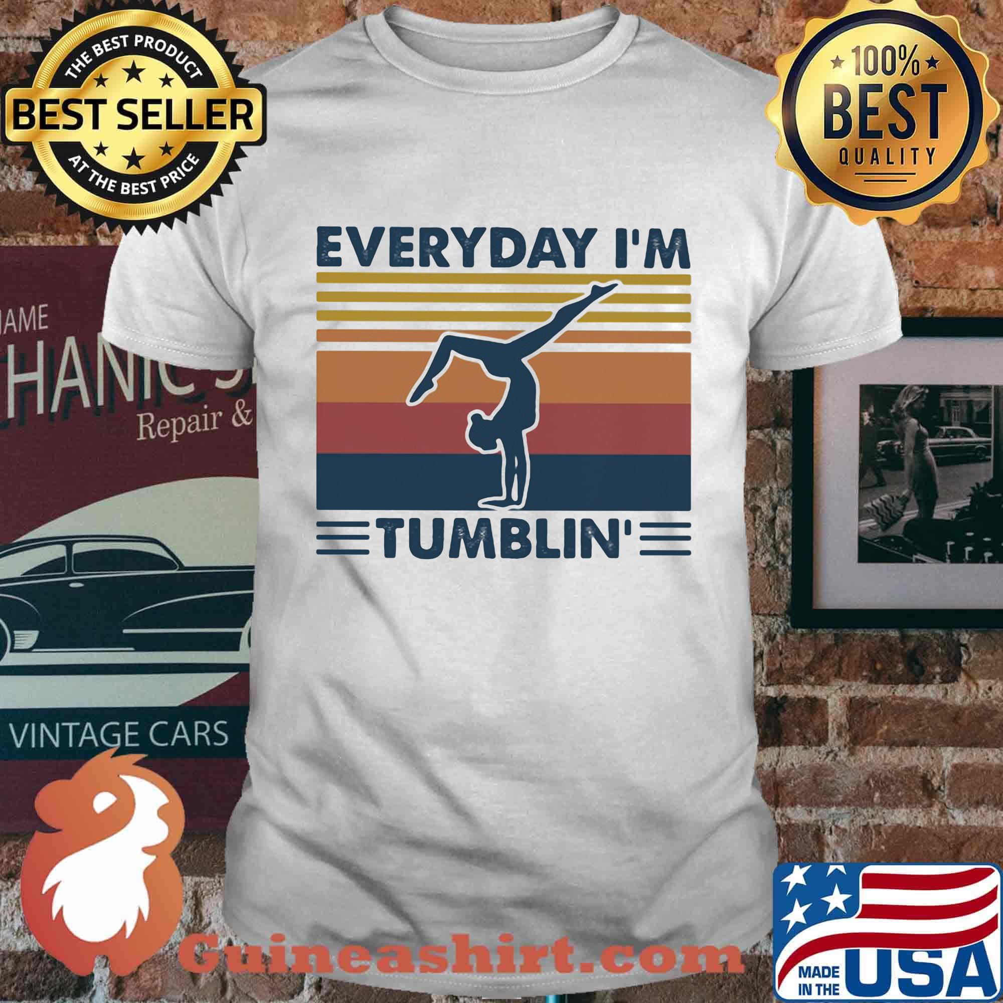 Ballet everyday I'm tumblin vintage retro shirt