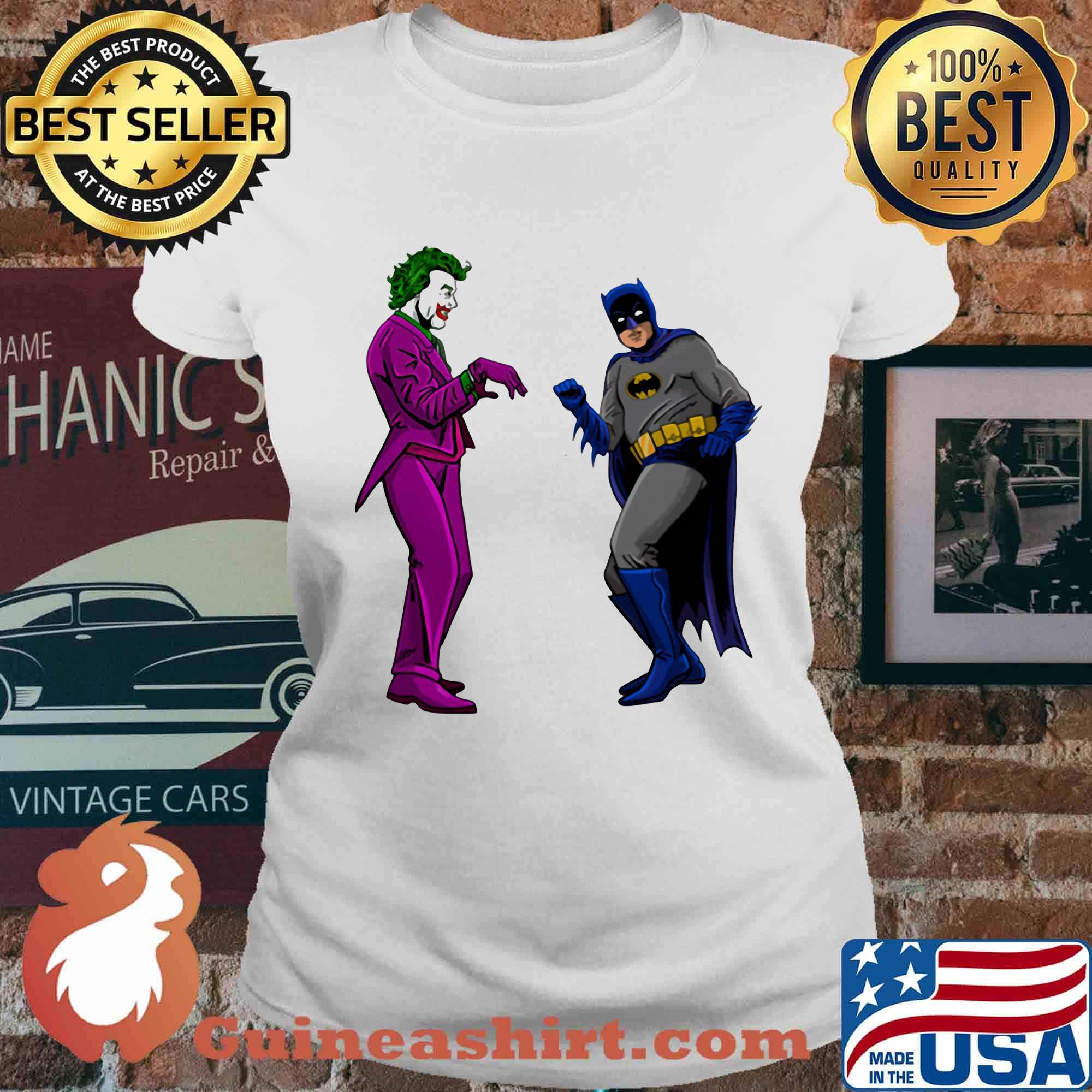 Batman vs. The joker split s Ladies tee