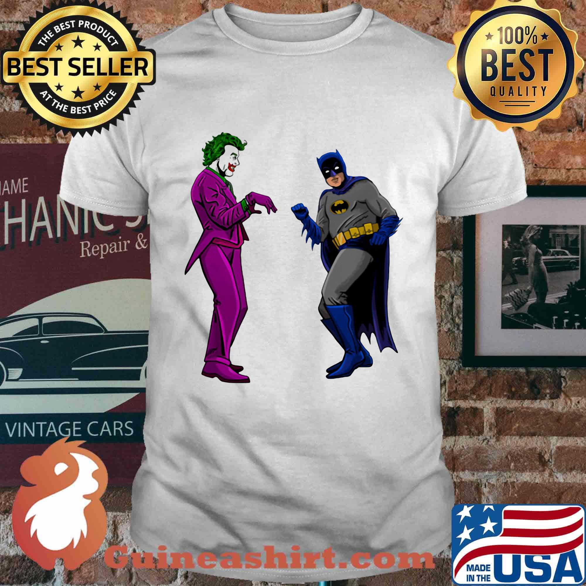 Batman vs. The joker split shirt