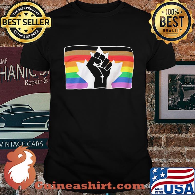 Black Lives Matter LGBT Flag Shirt