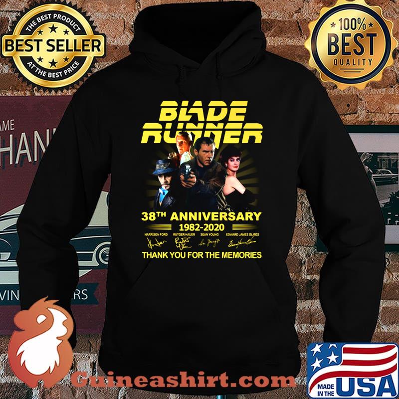 Blade runner 38th anniversary 1982 2020 thank you for the memories signatures s Hoodie