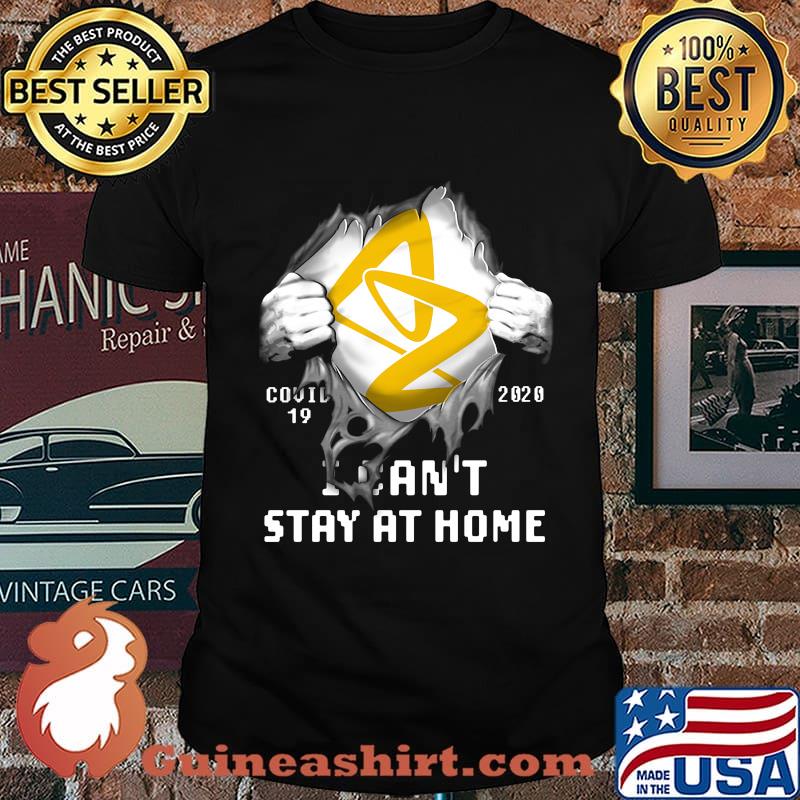 Blood insides astrazeneca logo covid-19 2020 i can't stay at home shirt