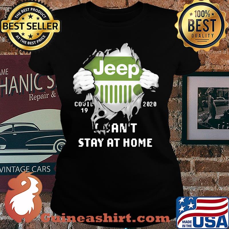 Blood insides jeep logo covid-19 2020 i can't stay at home s Laides