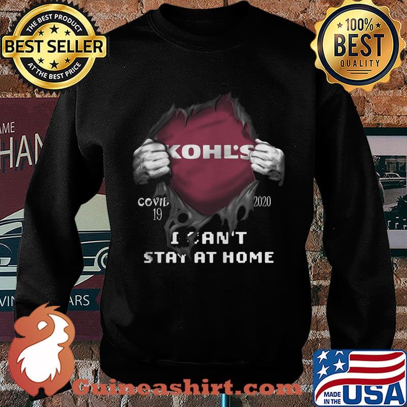 Blood insides kohl's covid-19 2020 i can't stay at home s Sweater