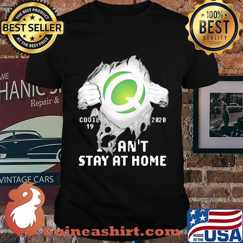 Blood insides queen green covid-19 2020 i can't stay at home shirt