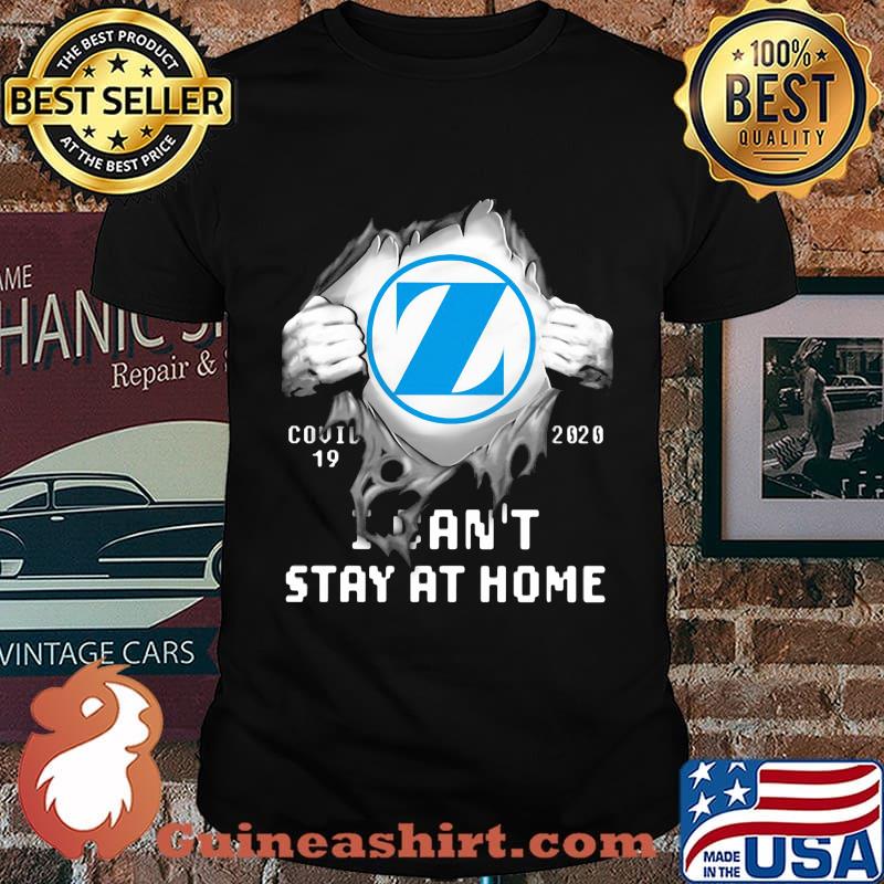 Blood insides zimmer biomet covid-19 2020 i can't stay at home shirt
