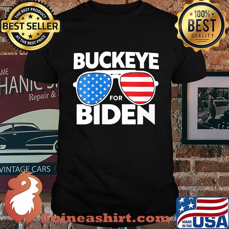 Buckeye for biden american flag independence day shirt