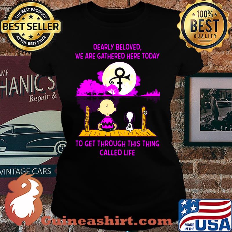 Charlie brown and snoopy dearly beloved we are gathered here today to get through this thing called life s Laides