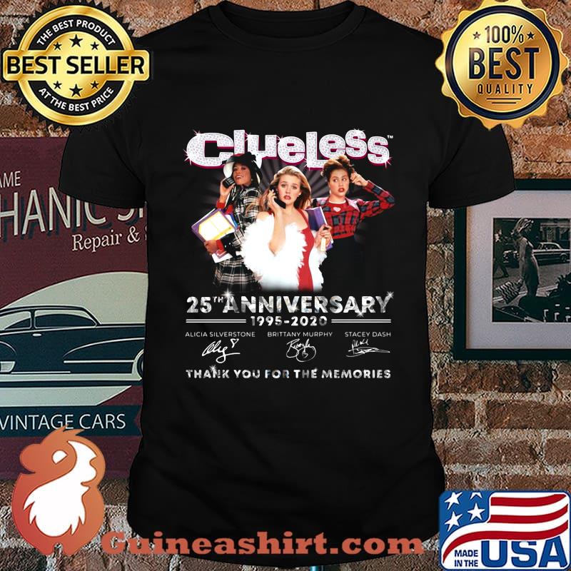 Clueless 25th anniversary 1995-2020 thank you for the memories signature shirt