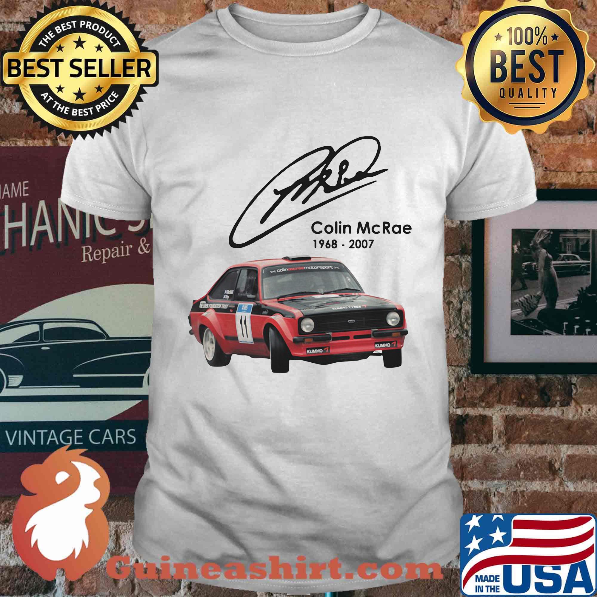 Colin mcrae 1968 2007 signature shirt