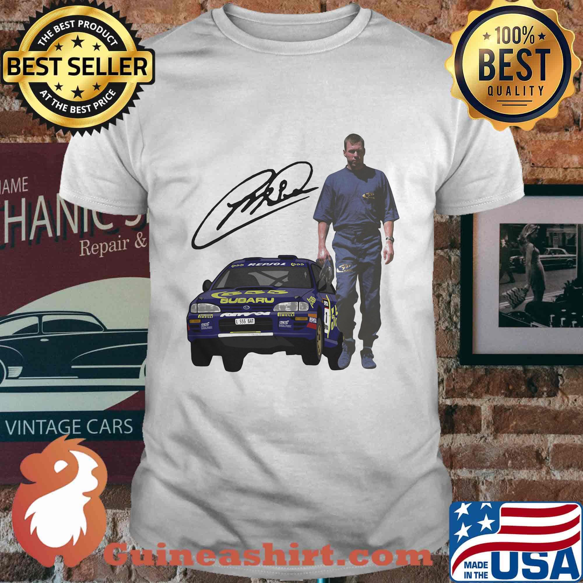 Colin mcrae subaru signature shirt