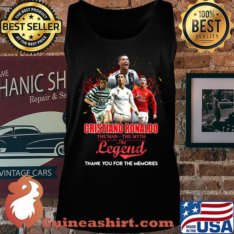 Cristiano Ronaldo the man the myth the legend thank you for the memories s Tank top