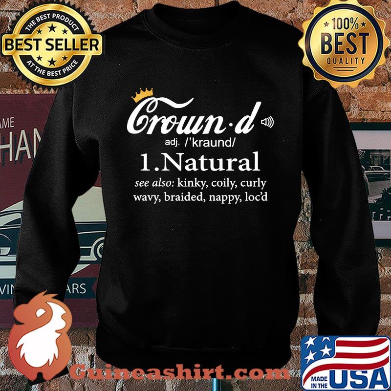 Crowd natural see also kinky coily curly wavy braided nappy locs short Sweater