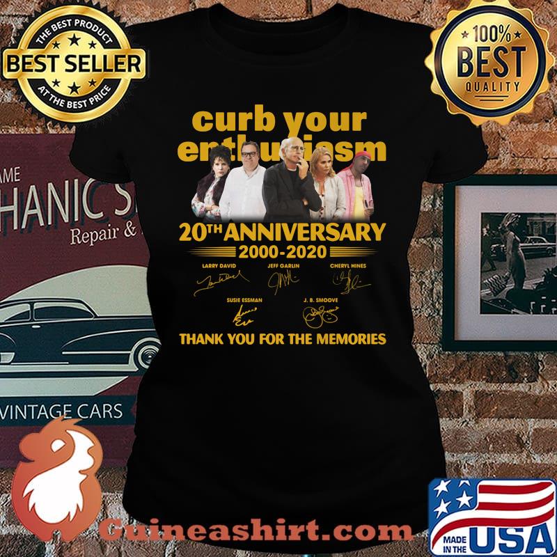 Curb your enthusiasm 20th anniversary 2000 2020 thank you for the memories signatures light s Laides
