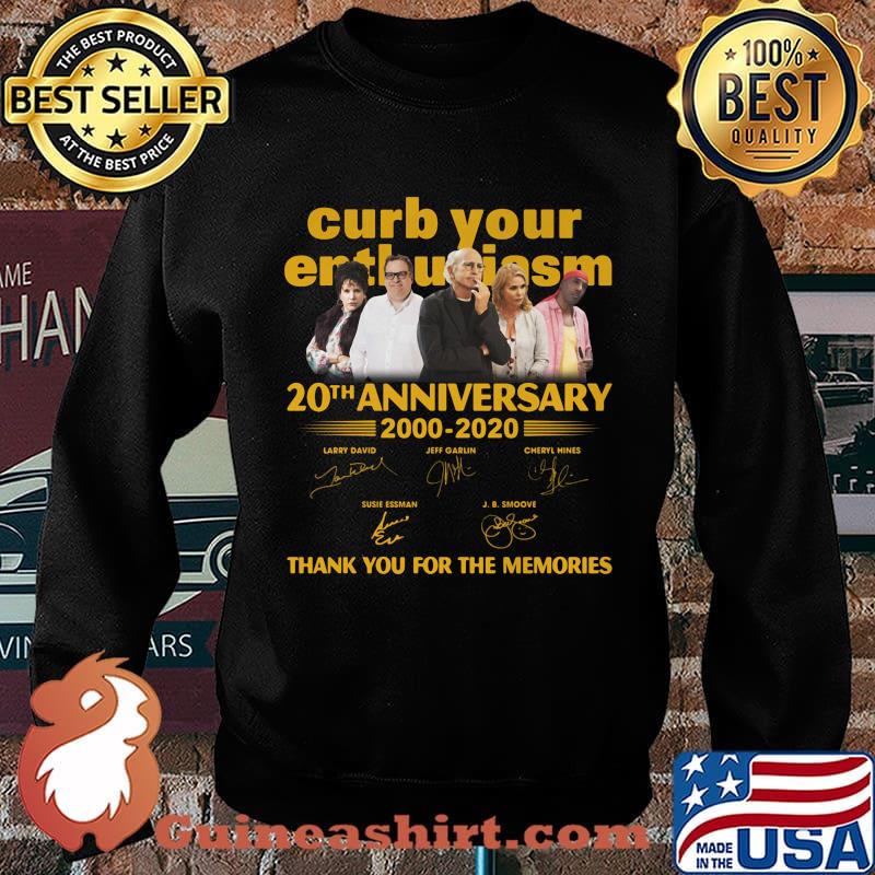 Curb your enthusiasm 20th anniversary 2000 2020 thank you for the memories signatures light s Sweater