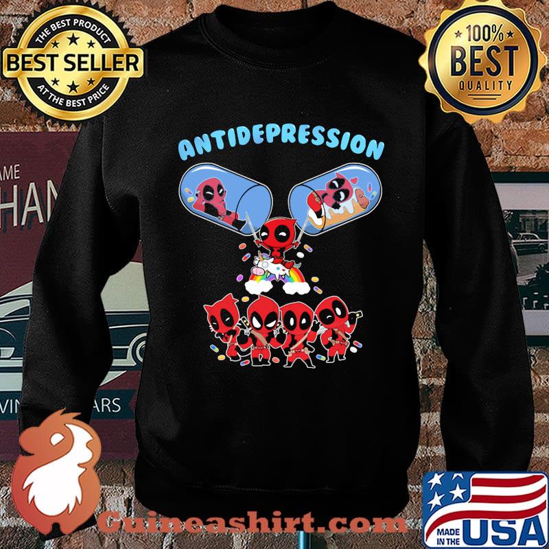 Deadpool and Unicorn antidepression s Sweater