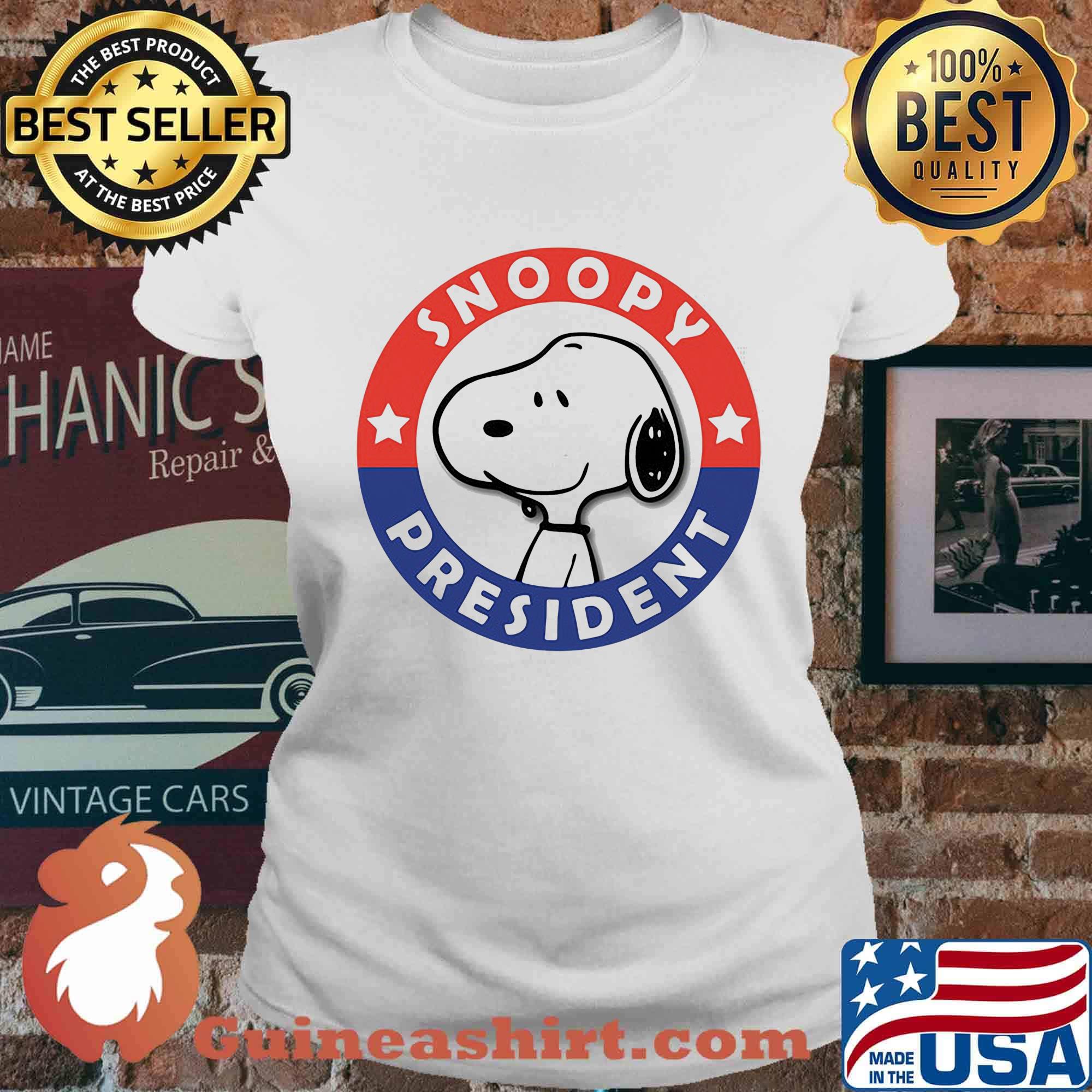 Disney snoopy president stars s Ladies tee