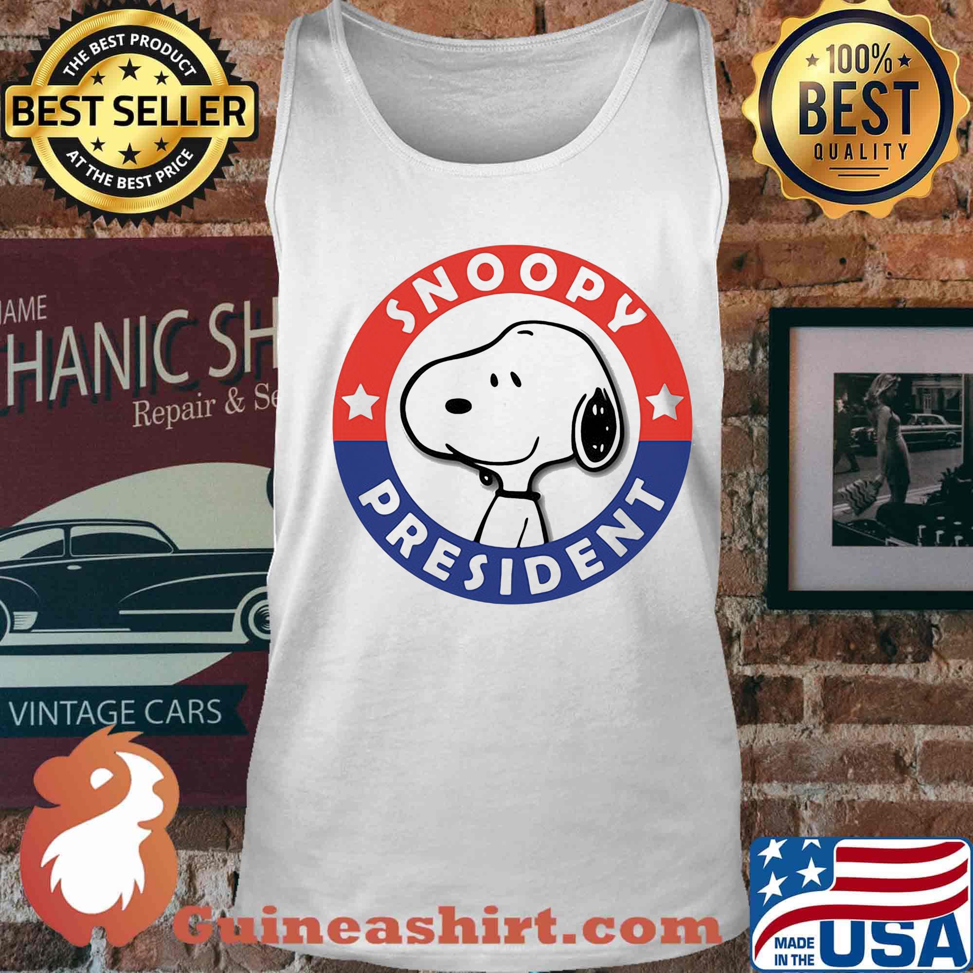 Disney snoopy president stars s Tank top