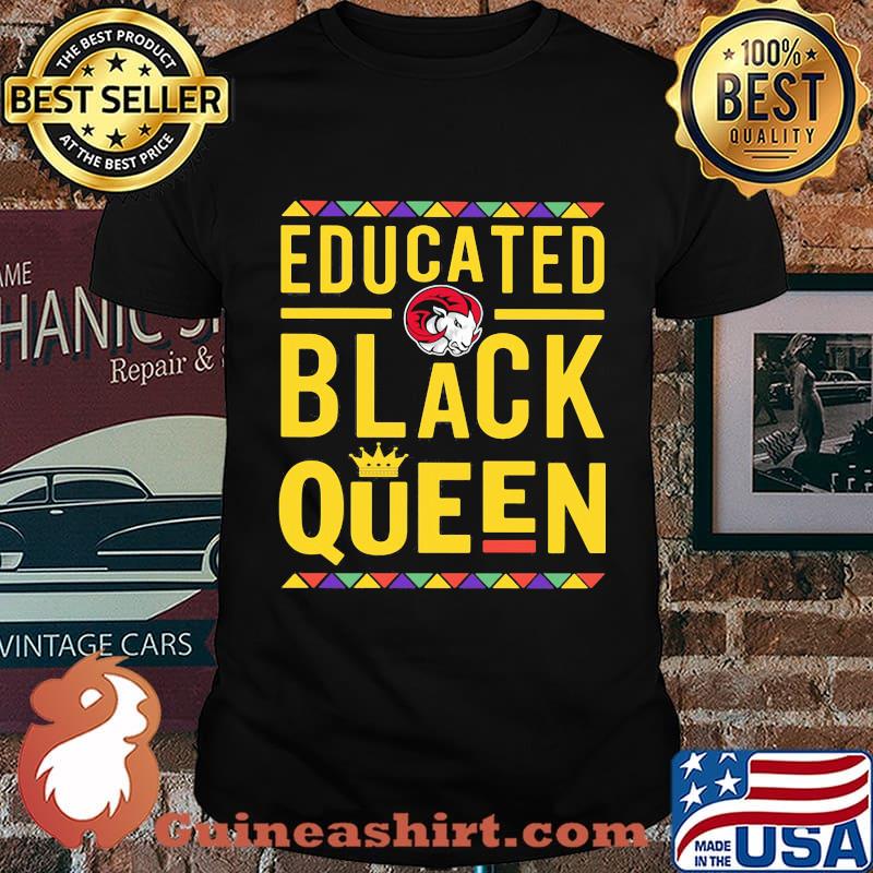 Educated black queen ram ready - winston-salem state university shirt