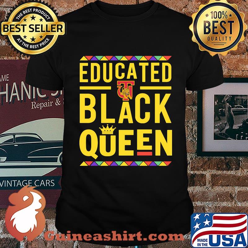Educated black queen tuskegee university shirt