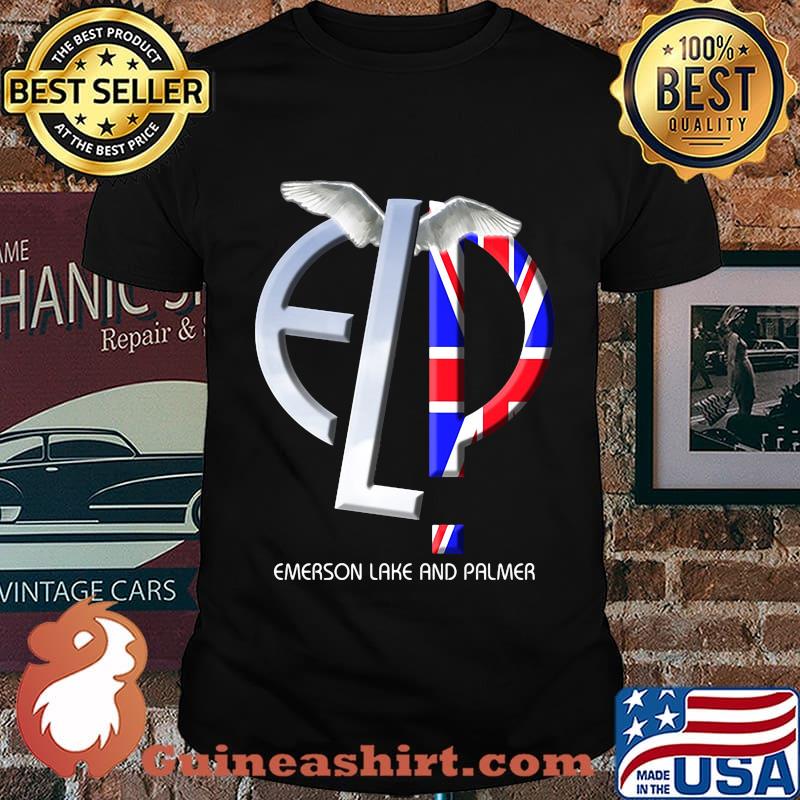 Emerson, lake & palmer band emerson lake and palmer wings shirt